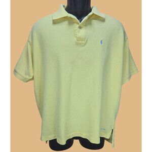 Polo Ralph Lauren Mens Yellow Pique Polo XL